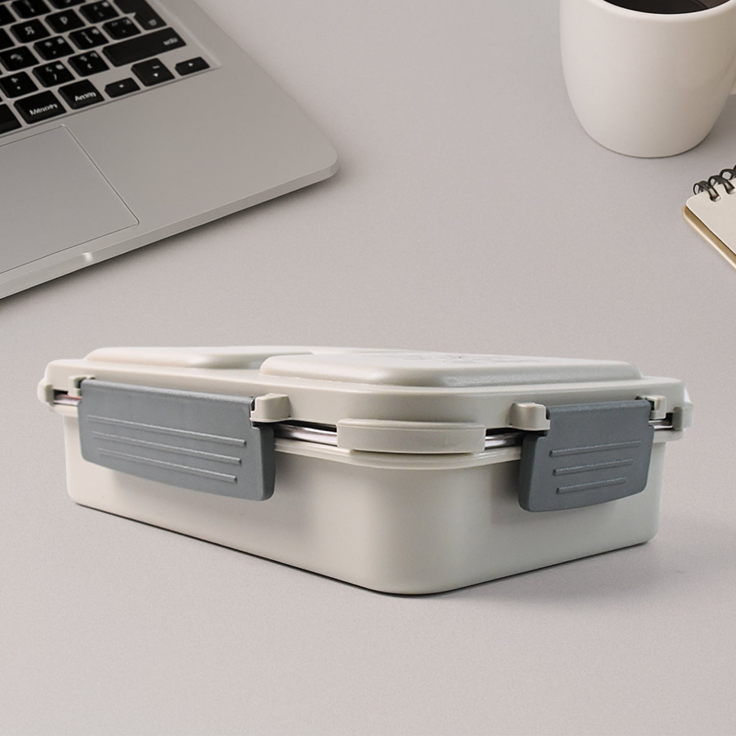 3-Compartment Stainless Steel Lunch Box (1 Pc) 3-Compartment Stainless Steel Lunch Box (1 Pc)